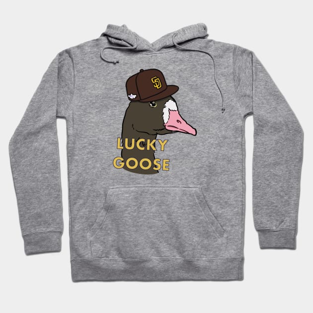 San Diego Lucky Goose Hoodie by Artsaeologist